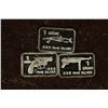 Image 1 : 3-1 GRAM .999 SILVER PF INGOTS ALL WEAPON THEMED