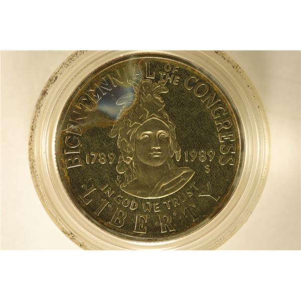 1989-S US PROOF "BICENTENNIAL OF CONGRESS" HALF
