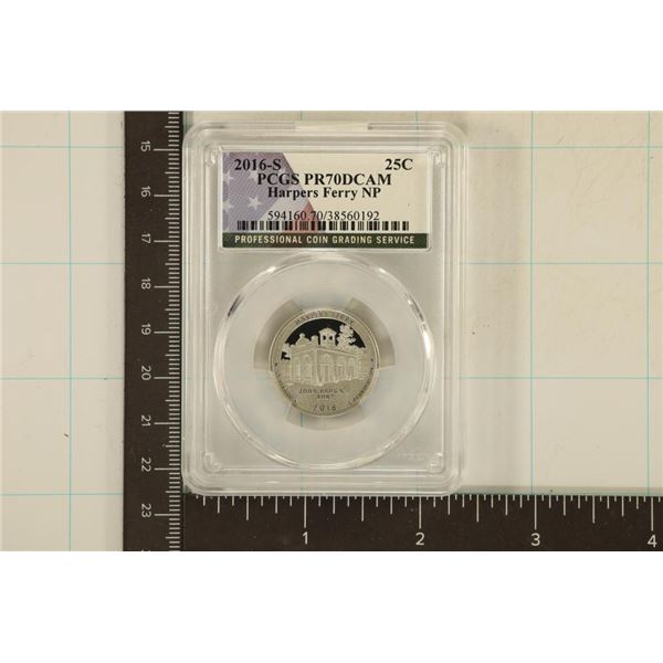 2016-S HARPERS FERRY N.P. QUARTER PCGS PR70 DCAM