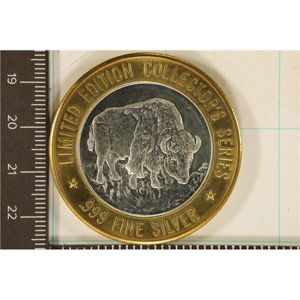 CASINO $10 SILVER TOKEN (UNC) 1996 GRAND CASINO