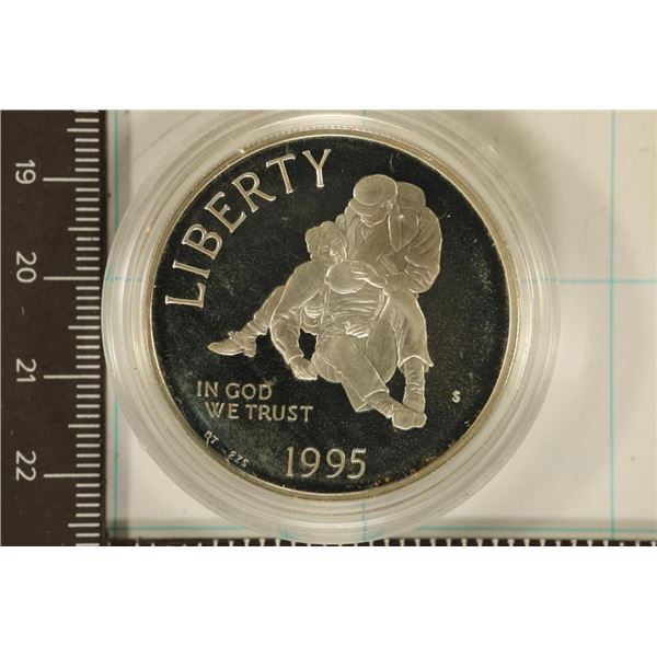 1995-S US PROOF SILVER "CIVIL WAR BATTELFIELD"
