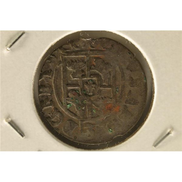 1600'S HAND HAMMERED POLAND SILVER 1/24TH TALER