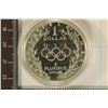 Image 3 : 1988-S US PROOF SILVER "OLYMPIAD" DOLLAR IN HARD