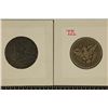 Image 2 : 1909-D & 1911-S SCRATCHED SILVER BARBER QUARTERS