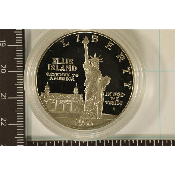 1986-S US PF SILVER "STATUE OF LIBERTY CENTENNIAL"