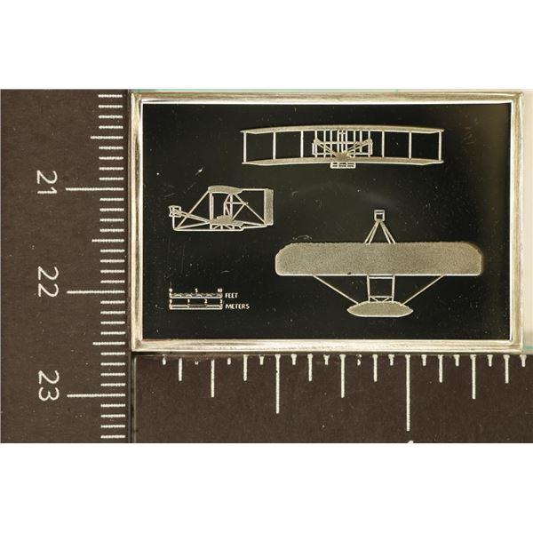 .62 TROY OZ. PROOF STERLING SILVER AVIATION INGOT