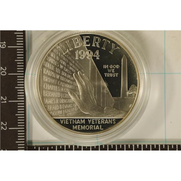 1994-P US PROOF SILVER "VIETNAM VETERANS MEMORIAL"