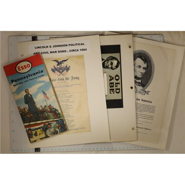 6 ABRAHAM LINCOLN COLLECTIBLE PEICES: THE GREAT