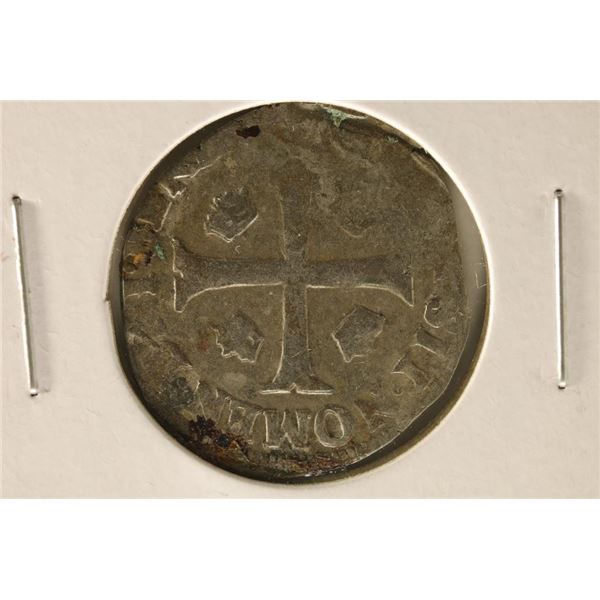 1590-1610 FRANCE SILVER DOUZAIN COIN