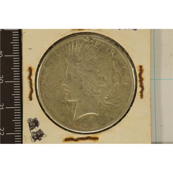 1925 PEACE SILVER DOLLAR