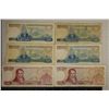 Image 2 : 6 GREECE BILLS: 4-1964 50 DRACHMAI & 2-1978-100