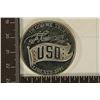 Image 1 : 1991-S US PROOF SILVER "USO" DOLLAR IN HARD