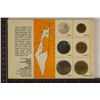 Image 2 : 1966 COINS OF ISRAEL 6 COIN PROOF LIKE SET IN