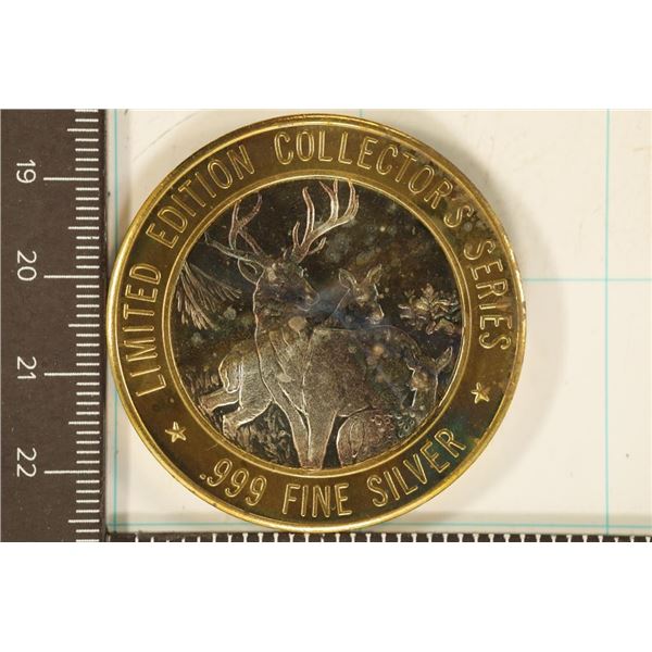 CASINO $10 SILVER TOKEN (UNC) 1995 GRAND CASINO