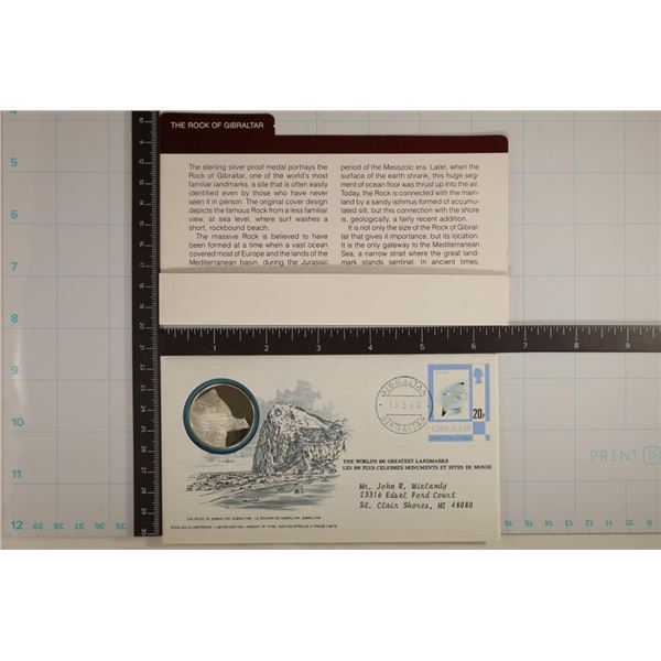 1 1/4" STERLING SILVER PF ROUND IN FDC WORLDS