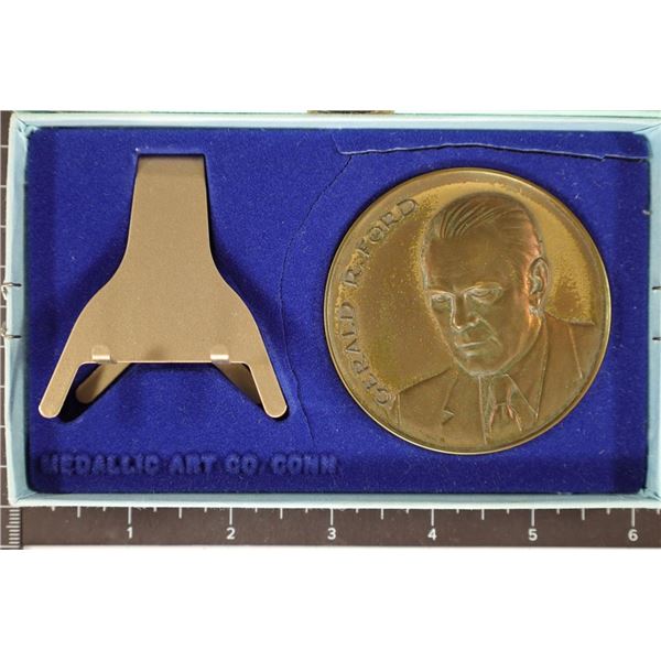 MEDALLIC ART COMPANY 5.7 OZ BRONZE "GERALD FORD"