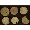 Image 1 : 6 SILVER DIME SIZED OTTOMAN EMPIRE PARA COINS: