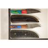 Image 2 : 2 DAMASCUS STEEL FIXED BLADE KNIVES: 8" & 8.25"