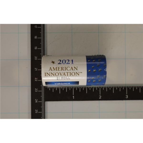 2021 SOLID DATE $25 ROLL OF BU INNVOVATION $1'S