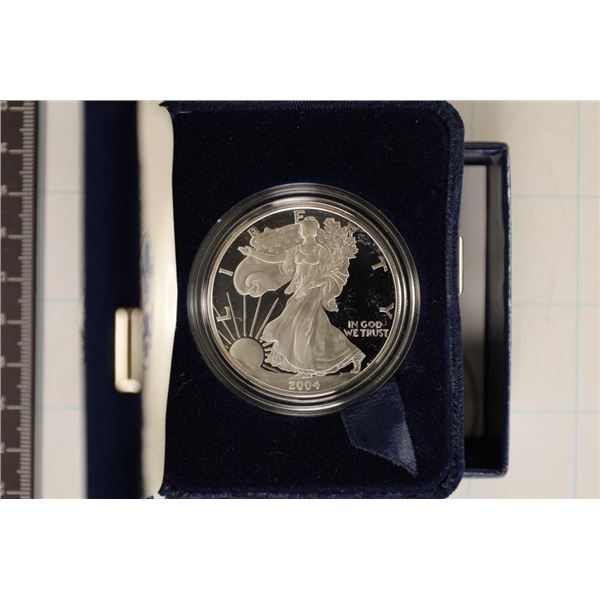 2004-W AMERICAN SILVER EAGLE PROOF IN ORIGINAL US