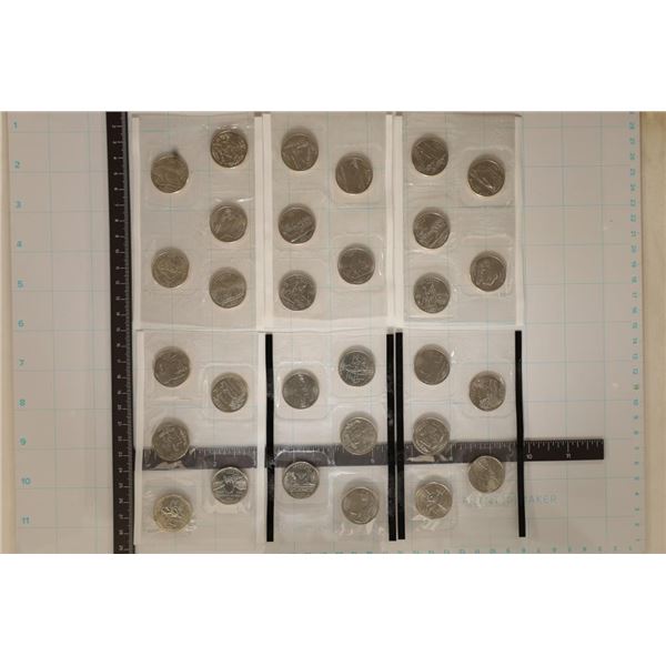 6 PARTIAL US MINT QUARTER SETS: 2-2003-D, 1-2003P,