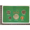 Image 1 : 1967 NO MINT MARK 5 COIN UNC SET.  INCLUDES 40%
