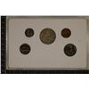 Image 2 : 1967 NO MINT MARK 5 COIN UNC SET.  INCLUDES 40%