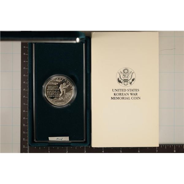 1991-P KOREAN WAR PROOF SILVER DOLLAR