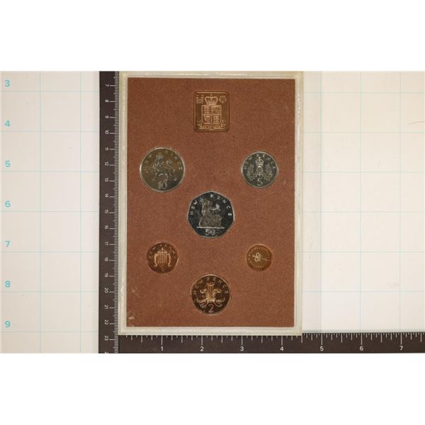 1974 GREAT BRITIAN 6 COIN PROOF SET IN ORIGINAL