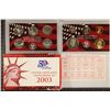 Image 1 : 2003 US SILVER PROOF SET (WITH BOX) & CERTIFICATE