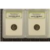 Image 1 : 2 PROOF ROOSEVELT DIMES  BOTH ARE GEM UNC: 1982S,