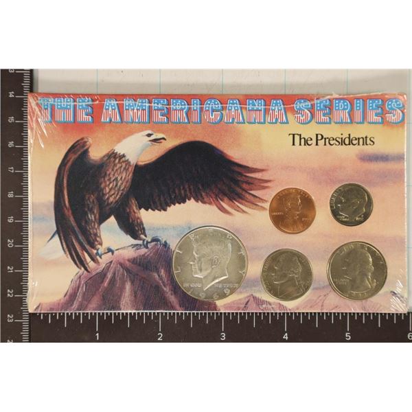 THE AMERICAN SERIES THE PRESIDENTS 5 COIN SET