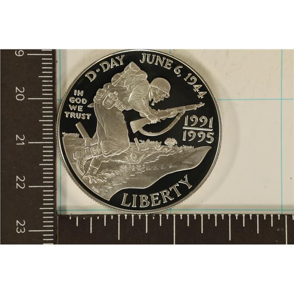 1995-W US PROOF SILVER "50TH ANNIVERSARY OF WWII"