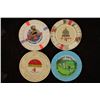 Image 1 : 4 PLASTIC $1 CASINO GAMING TOKENS: SILVERTON,