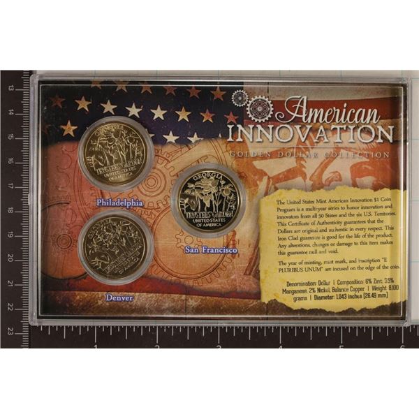 2019-P/D/S AMERICAN INNOVATION DOLLAR SET "GEORGIA