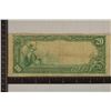 Image 2 : 1918 LARGE SIZE BLUE SEAL US $20 NATIONAL CURRENCY