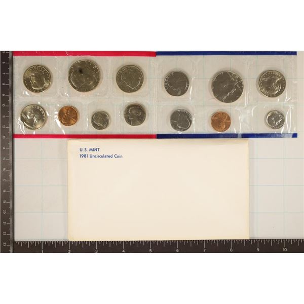 1981 US MINT SET (UNC) P/D/S (WITH ENVELOPE)