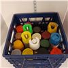 Image 1 : Milk Crate of Spray Paints