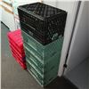Image 1 : Lot Of 4 Rectangle Milk Crates