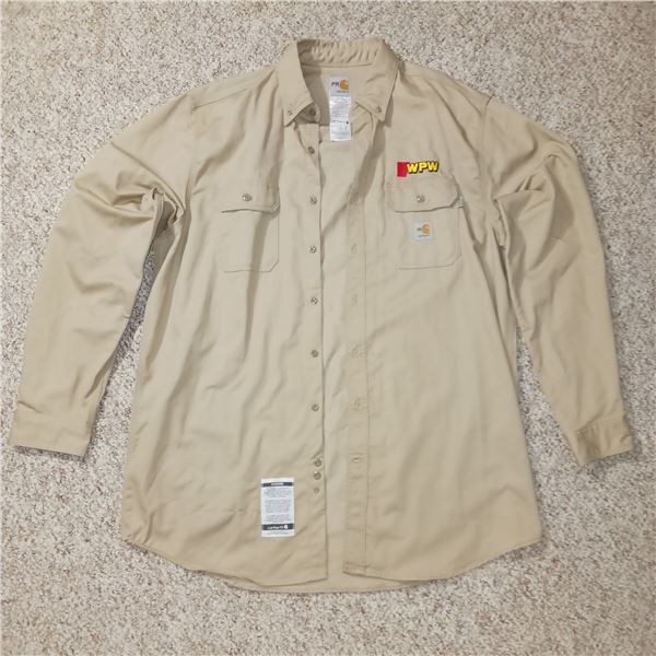 New, FR Carhartt Self-Extinguishing Coat, X-Large, 88% Cotton 12% Nylon, ATPV Rating 8.6 HRC 2