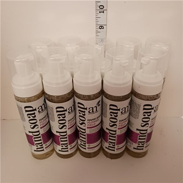 Lot Of 10 New Hand Soap, By AN Artnaturals, *Stay Safe This Halloween*