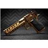 Image 4 : Gold Tiger Stripe Package - DE 50AE MK XIX 6" Gold w/ Tiger Stripes and Gold Tiger Stripe Tommy Gun