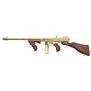 Image 7 : Gold Tiger Stripe Package - DE 50AE MK XIX 6" Gold w/ Tiger Stripes and Gold Tiger Stripe Tommy Gun
