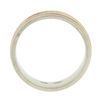 Image 8 : Vintage Mens 14k Multi Tone Gold 0.10 ctw Channel Set Diamond Grooved Band Ring
