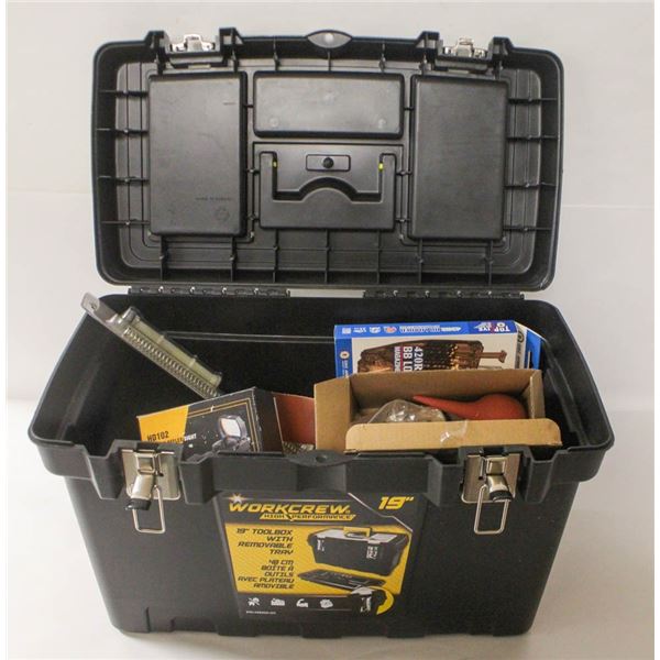 CASE OF ASSORTED AIRSOFT TOOLS SUPPLIES
