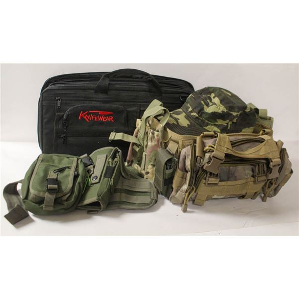 AIRSOFT TACTICAL BELT, HOLSTER & KNIFE CASE