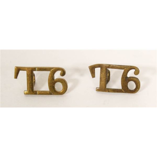 WW1 NINTH LANCERS COLLAR PINS