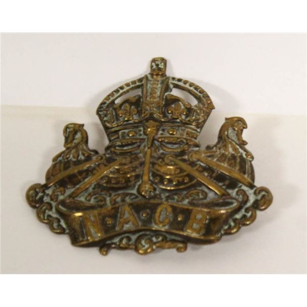 WW1 NAVY ARMY CANTEEN BOARD BADGE
