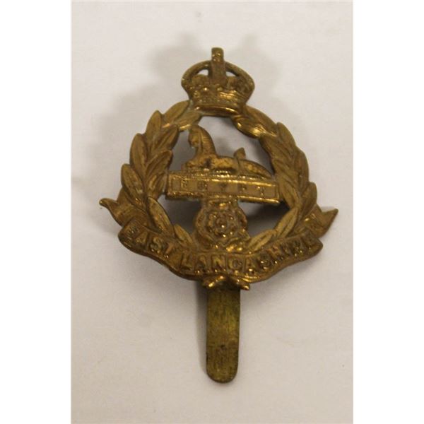 WW1 EAST LANCASHIRE EGYPT HAT BADGE W SPHYNX