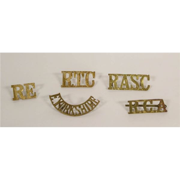 ASSORTED WW1 REGIMENT PINS